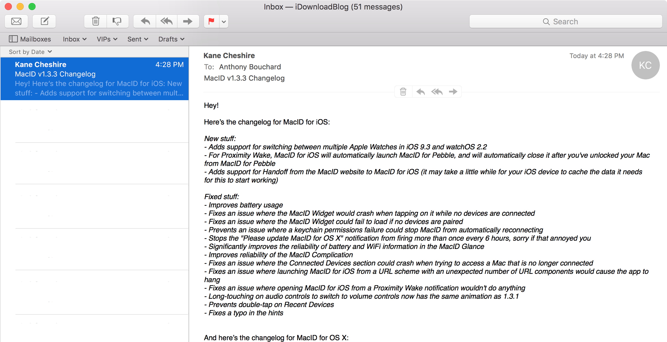 email reminder system like boomerang for mac mail
